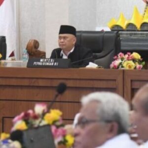 Ketua DPRD Provinsi Lampung dan Gubernur Lampung Ikuti Rapat Kesiapan Angkutan Lebaran 2026