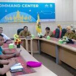 apat koordinasi pengendalian inflasi daerah Provinsi Lampung di Command Center Diskominfotik