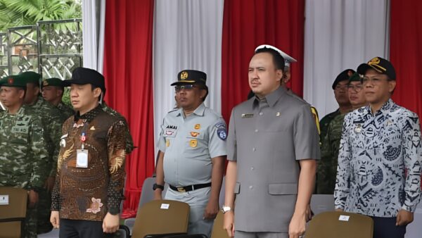 Ketua Komisi I DPRD Provinsi Lampung, Garinca Reza Pahlevi, S.I.Kom., M.M., menghadiri Upacara Gelar Operasi Penegakan Ketertiban (Gaktib) dan Yustisi Polisi Militer TNI Tahun Anggaran 2026