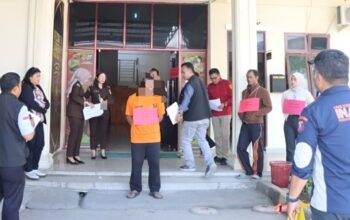 Polres Tanah Karo menggelar rekonstruksi kasus pembunuhan Desa Batukarang