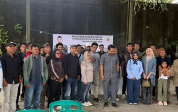 Anggota DPRD Sukabumi Faizal Akbar Awaludin saat reses 2026