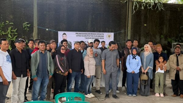 Anggota DPRD Sukabumi Faizal Akbar Awaludin saat reses 2026