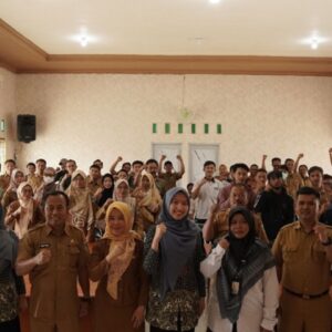 Sebanyak 50 Aparatur Desa Mengikuti Sosialisasi Pemberian Informasi Status Kepesertaan JKN di Kabupaten Lampung Timur