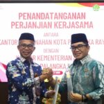 BPN Palangka Raya dan Kemenag Perkuat Sinergi Percepat Sertifikasi