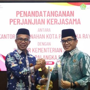 BPN Palangka Raya dan Kemenag Perkuat Sinergi Percepat Sertifikasi Tanah Wakaf