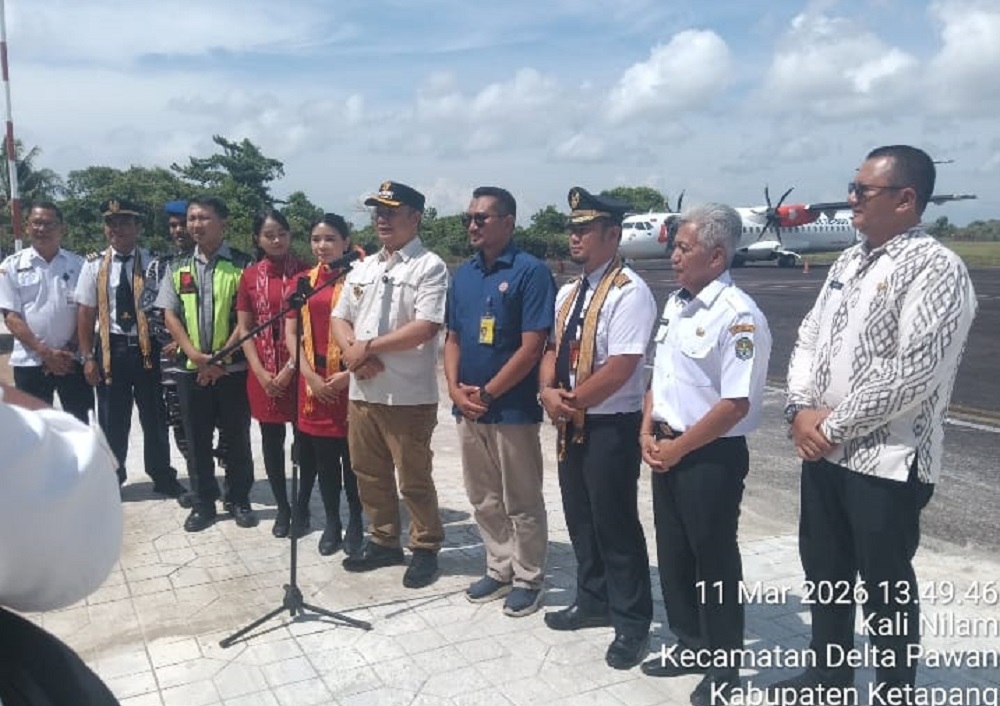 Bupati Ketapang Resmikan Penerbangan Perdana Wings Air Rute Ketapang–Pangkalan Bun