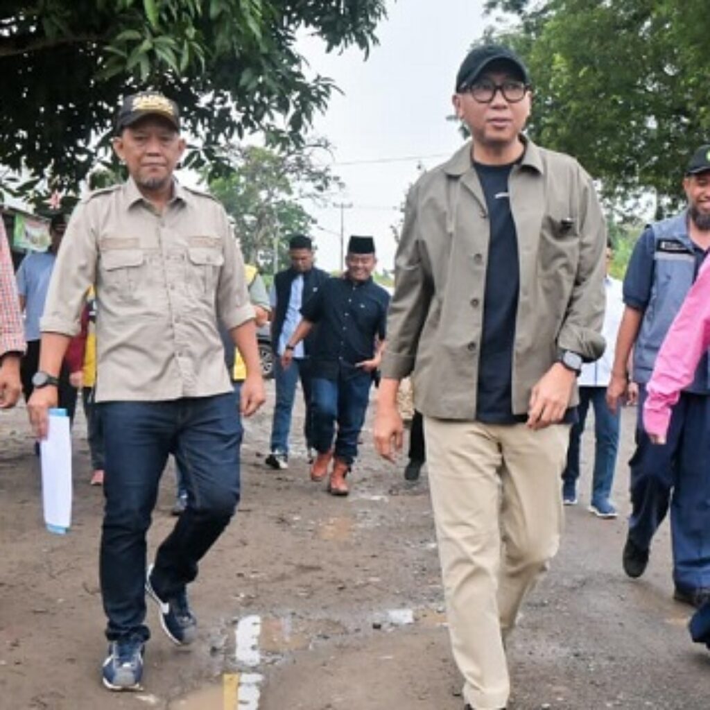 Bupati Pesawaran Dampingi Gubernur Lampung Tinjau Ruas Jalan Provinsi, Perbaikan Dimulai Usai Lebaran
