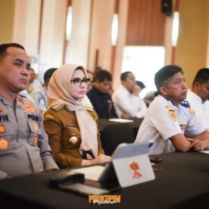 Bupati Pesawaran Hadiri Rakor Pengamanan Idul Fitri 1447 H di Polda Lampung, Fokus Kelancaran Arus Mudik