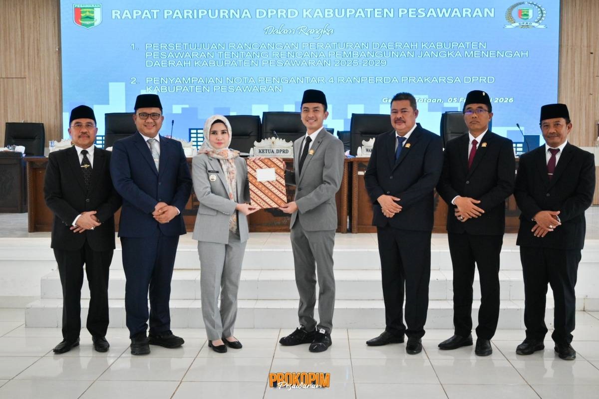 DPRD dan Pemkab Pesawaran Sepakati Ranperda RPJMD 2025–2029