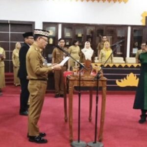 Resmi Dilantik, Dr Kusbani Jabat Pj Sekda Kota Metro, Wali Kota Tekankan Netralitas ASN