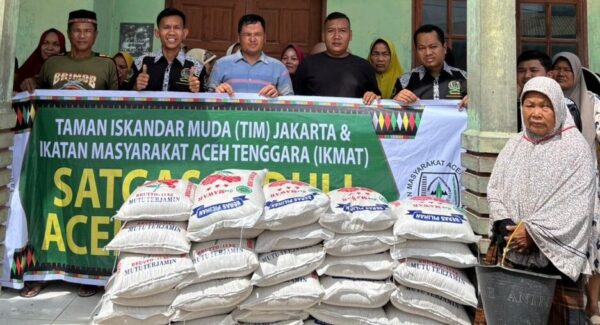 IKMAT Salurkan Bantuan Diaspora Aceh dari Jakarta untuk Korban Banjir Aceh Tenggara
