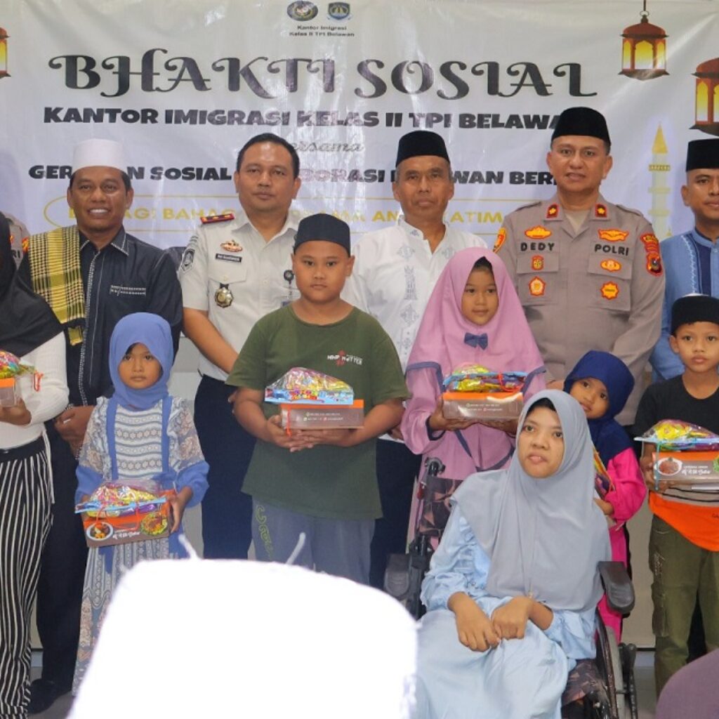 Ramadan Berkah, Imigrasi Belawan dan Komunitas Santuni Anak Yatim