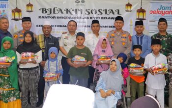 Imigrasi Belawan dan Komunitas Santuni Anak Yatim