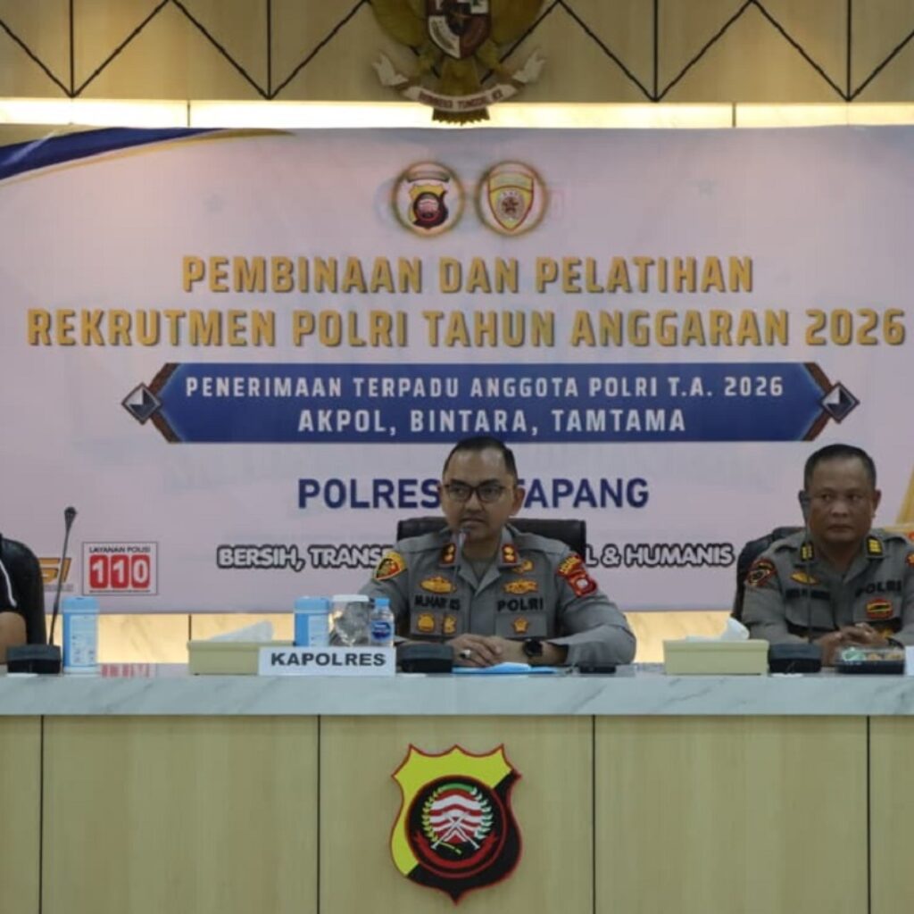 Kapolres Ketapang Tegaskan Rekrutmen Polri Gratis, 130 Casis Ikuti Pembinaan Intensif 2026