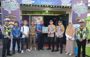 Kapolres Ketapang Tinjau Pos Pam dan Pos Yan