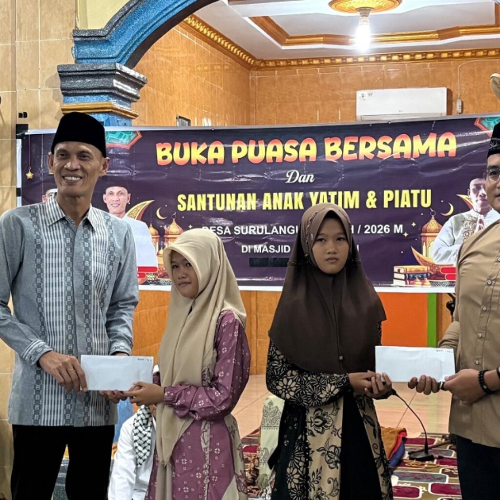 Momentum Ramadan, Kapolres Muratara Berbagi dengan Anak Yatim di Surulangun dan Imbau Warga Jaga Kamtibmas