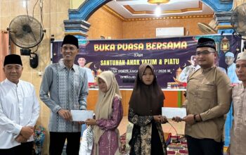 Kapolres Muratara Berbagi dengan Anak Yatim