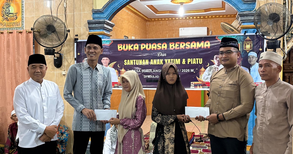 Kapolres Muratara Berbagi dengan Anak Yatim