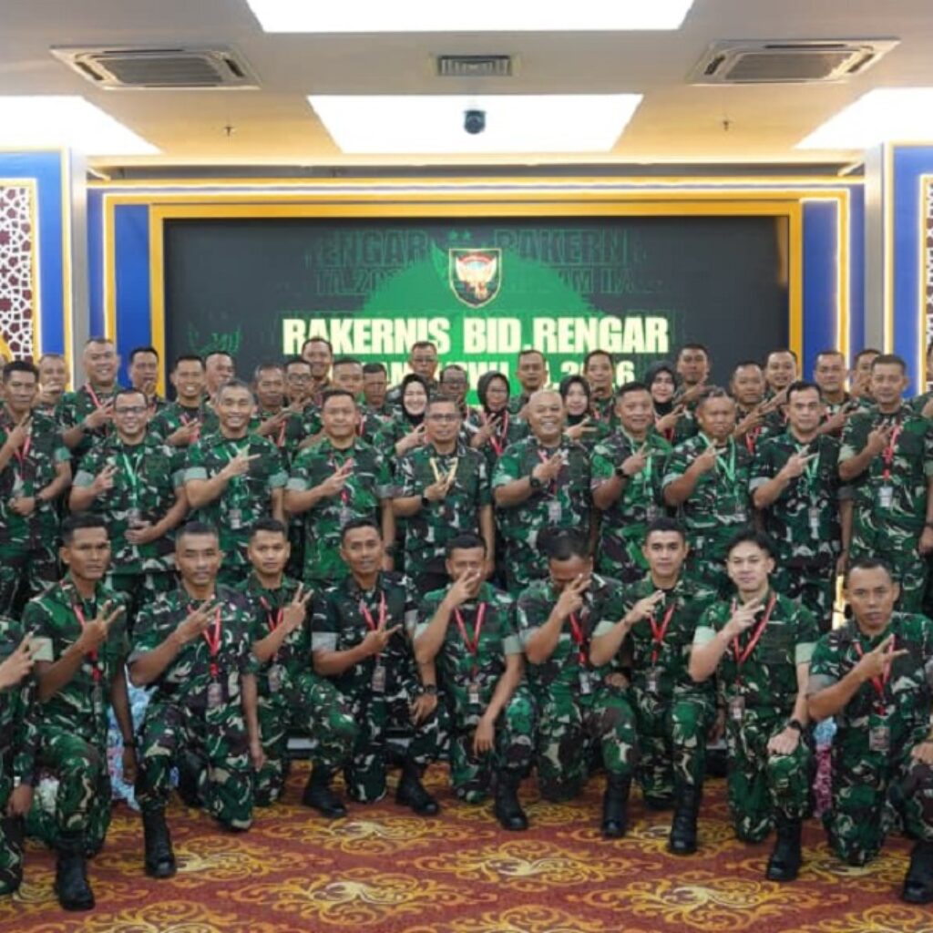 Rakernis Perencanaan 2026, Kodam II/Sriwijaya Perkuat Sinkronisasi Program