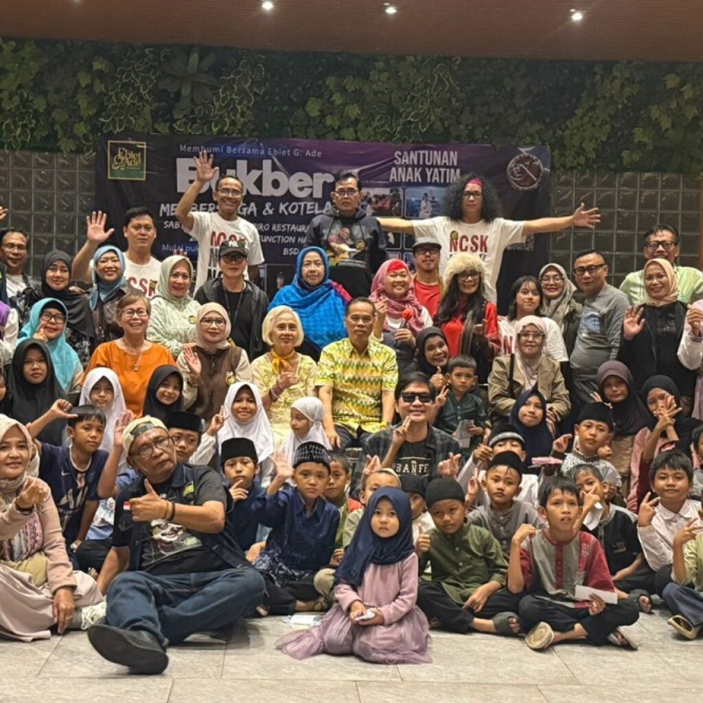 Komunitas Penggemar Ebiet G Ade Gelar Bukber dan Santunan Anak Yatim di BSD