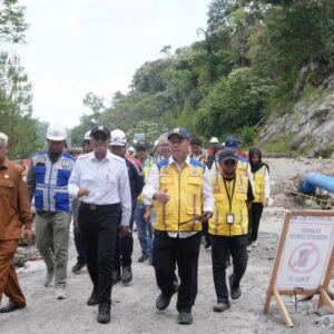 Cek Infrastruktur Air Bersih, Menteri PU Tinjau SPAM Lampahan di Bener Meriah