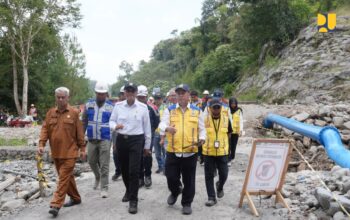 Cek Infrastruktur Air Bersih, Menteri PU Tinjau SPAM Lampahan di Bener Meriah