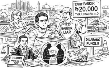 Parkir Liar di Kembangan Rp20 Ribu Bikin Warga Murka