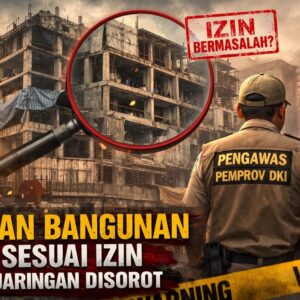 Diduga Tak Sesuai PBG, Pembangunan Gedung di Penjaringan Jakarta Utara Disorot, Sudin Citata Belum Beri Penjelasan
