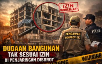 Pembangunan Gedung di Penjaringan Jakarta Utara Disorot