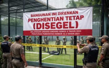 Pembangunan Lapangan Padel di Kedoya Selatan Jakarta Barat Tetap Berjalan