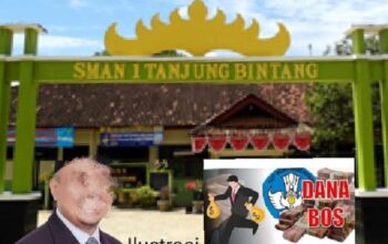 Pertanyakan Pengelolaan Dana BOS SMAN 1 Tanjung Bintang