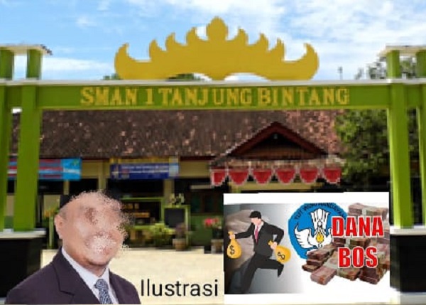 Pertanyakan Pengelolaan Dana BOS SMAN 1 Tanjung Bintang