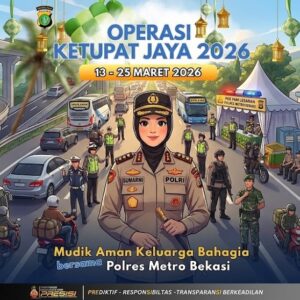 Operasi Ketupat Jaya 2026, Polres Metro Bekasi Siagakan Personel Amankan Mudik