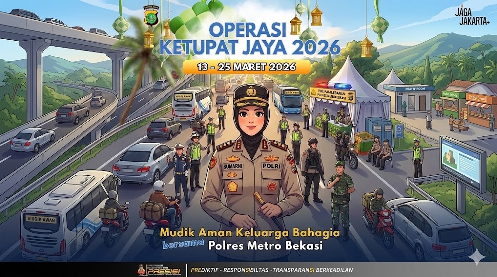 Polres Metro Bekasi Siagakan Personel Amankan Mudik