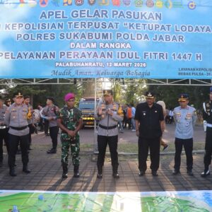 Pastikan Pengamanan Mudik Lebaran, Polres Sukabumi Gelar Apel Operasi Ketupat