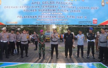 Polres Sukabumi Gelar Apel Operasi Ketupat