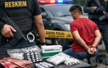 Amankan Terduga Pengedar Tramadol, Polsek Batu Ceper Dalami Asal Pasokan Obat Keras