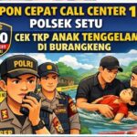 Polsek Setu Bekasi Turun ke TKP Kasus Anak Tenggelam