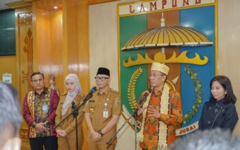 Resmikan 2.651 Posbankum di Lampung
