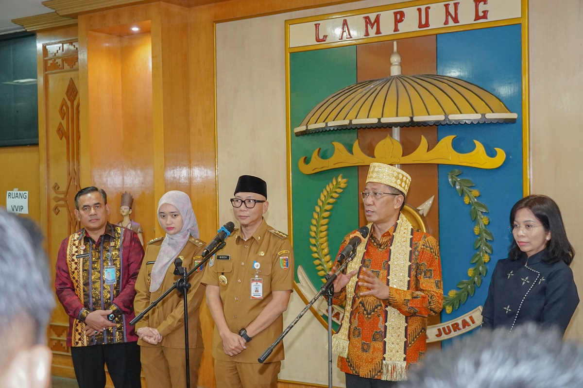 Resmikan 2.651 Posbankum di Lampung