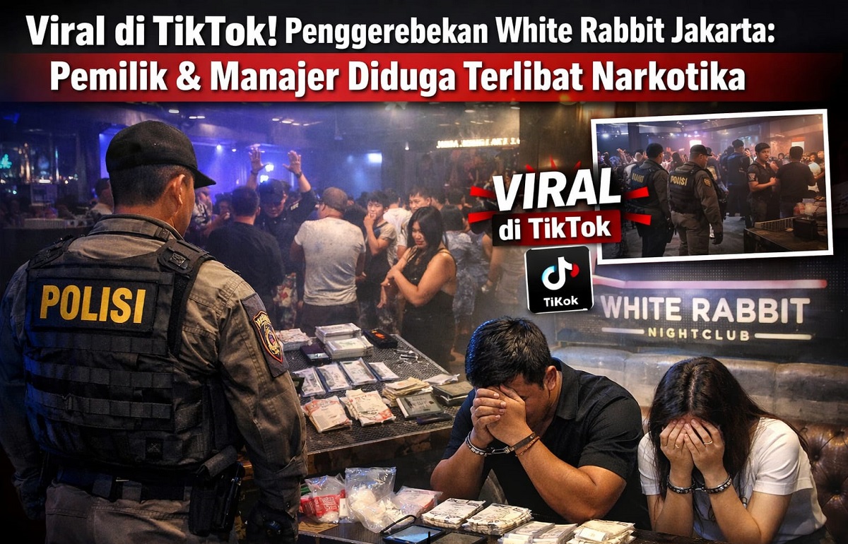 Tempat Hiburan Malam White Rabbit Digerebek Polisi