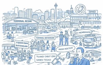 Terminal Bayangan Menjamur