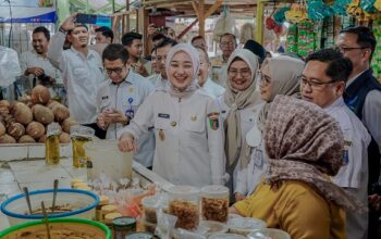 Wagub Lampung Tinjau Pasar Kangkung