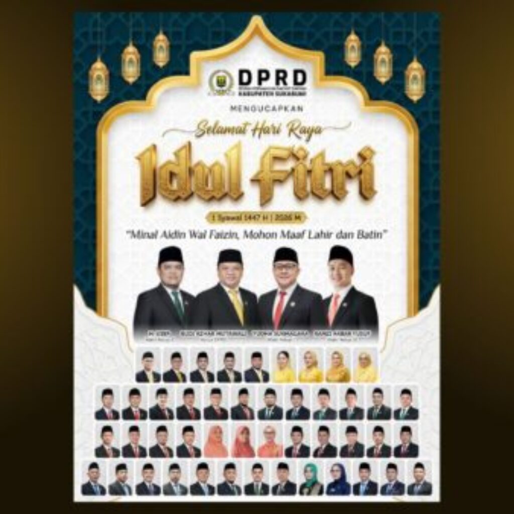 DPRD Kabupaten Sukabumi Ucapkan Selamat Idul Fitri 1447 H, Ajak Warga Perkuat Silaturahmi