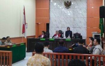Sidang gugatan Anindya Bakrie di Pengadilan Negeri Bandung.