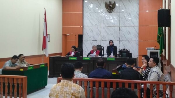 Sidang gugatan Anindya Bakrie di Pengadilan Negeri Bandung.