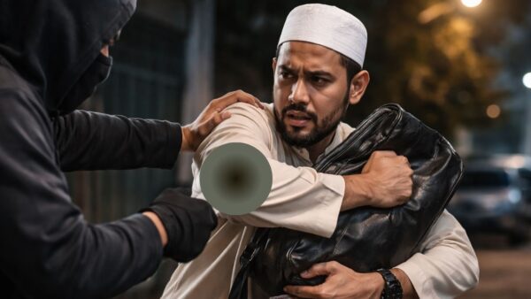 ilustrasi perampokan dan pembelaan harta dalam perspektif Islam
