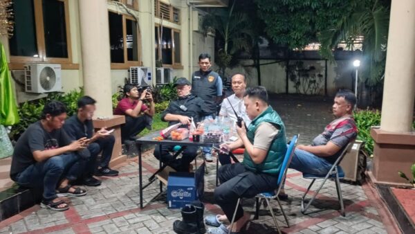 Kapolsek Kemayoran patroli malam takbiran di Jakarta Pusat