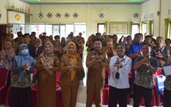 Sosialisasi BPJS Kesehatan kepada aparatur desa Tulang Bawang terkait perubahan status PBI JKN
