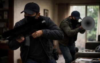 Ilustrasi perampok mengaku TNI di Cianjur menggunakan airsoftgun saat beraksi di rumah warga